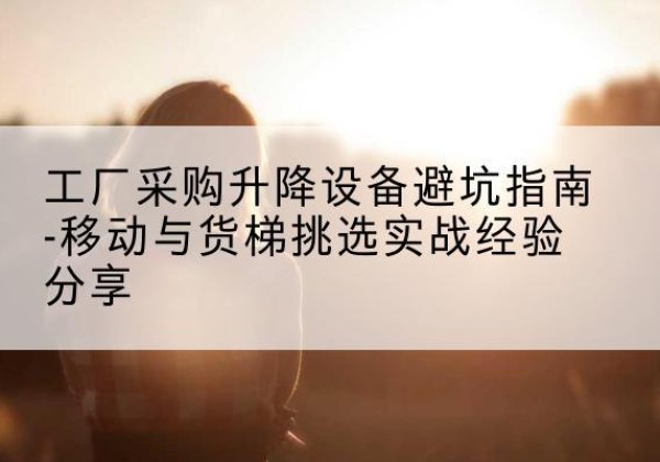 吕梁移动式升降机怎么选-工厂采购升降设备避坑指南-移动与货梯挑选实战经验分享