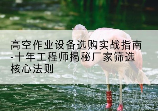 吕梁剪叉式升降机厂家-高空作业设备选购实战指南-十年工程师揭秘厂家筛选核心法则